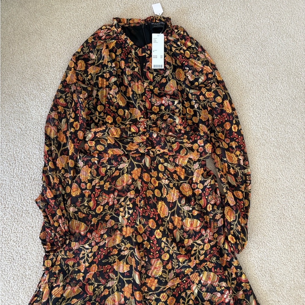 NWT Urban Outfitters Minkpink floral dress - Picture 3 of 3